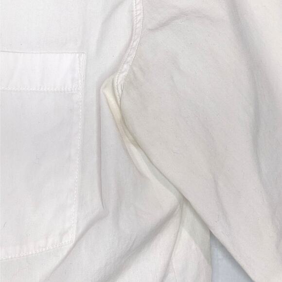 Haider Ackermann Short Sleeve Buttons Down Shirt White Women's Size 40 US Medium - Picture 10 of 15